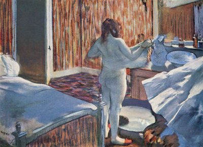 Woman at Her Toilet by Edgar Degas